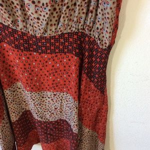 Free People Dresses - GIFTED Free People Red Flowy Summer Dress Free People Dresses - GIFTED Free People Red Flowy Summer Dress